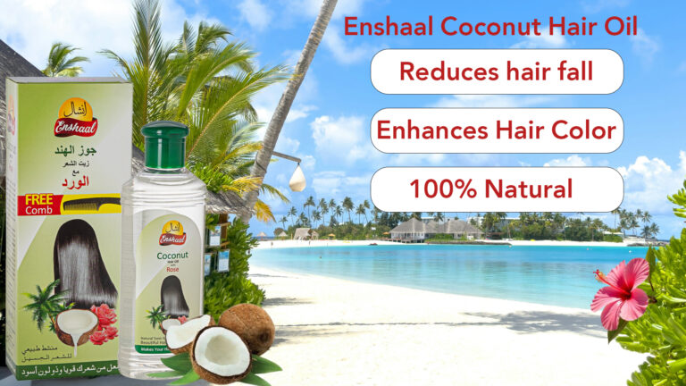 Enshaal Coconut Hair Oil with Rose | Enshaal Cosmetics | Enshaal Cosmetic