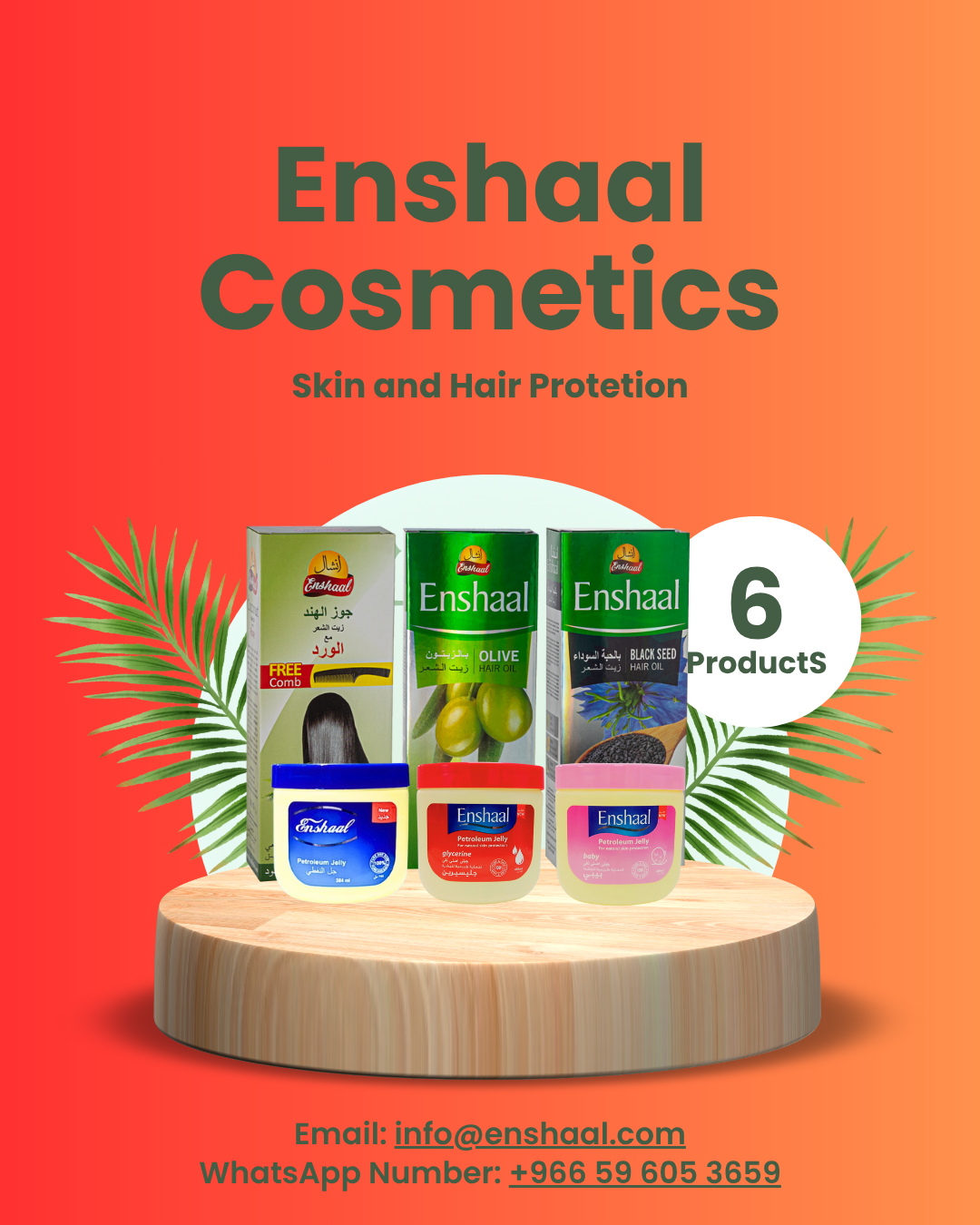 Enshaal Hair Products & Petroleum Jelly
