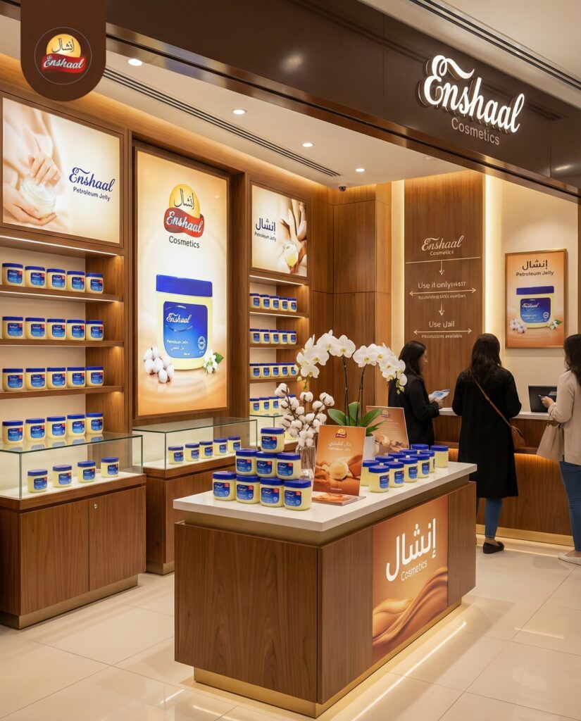 Enshaal Petroleum Jelly Store | Enshaal Cosmetics | Enshaal Cosmetic | انشال | جل النفظی بقالة