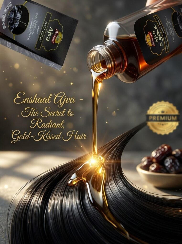 Ajva hair oil improving hair shine and strength naturally